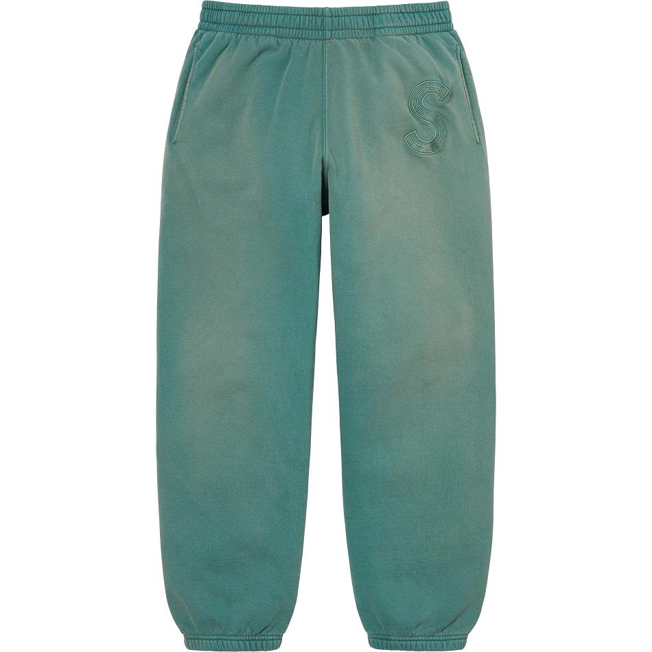 Aqua Supreme Overdyed S Logo Sweatpant Pants | Supreme 225TV